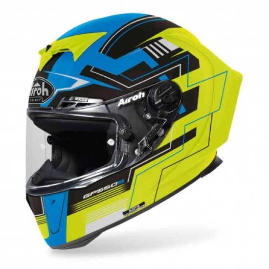 Airoh  GP 550 S blue - yellow - matt 