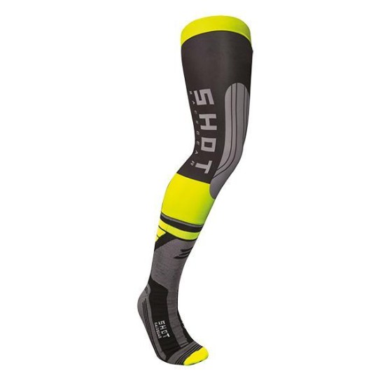 Shot INTERCEPTOR 2.0 Neon Yellow Cross Enduro Long Moto Socks