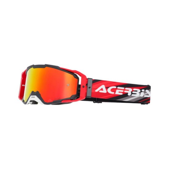 MASCHERA VITRION MIRROR NERO/ROSSO