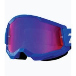 MASCHERA 100% STRATA 2 JUNIOR BLUE - LENTE A SPECCHIO ROSSA\/BLU