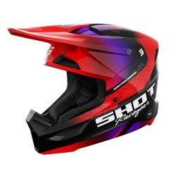 CASCO FURIOUS KID STREAM RED GLOSSY
