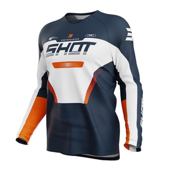MAGLIA DRAW KID STRUCK BLUE ORANGE