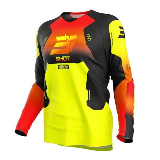 MAGLIA DRAW KID ROCKET NEON YELLOW