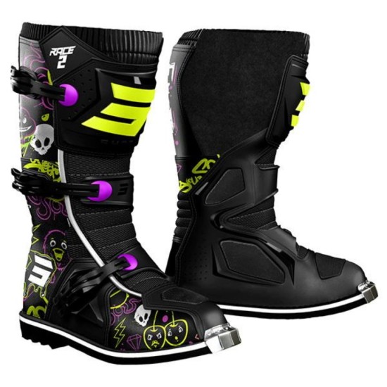 STIVALI RACE 2 KID CARTOON BLACK