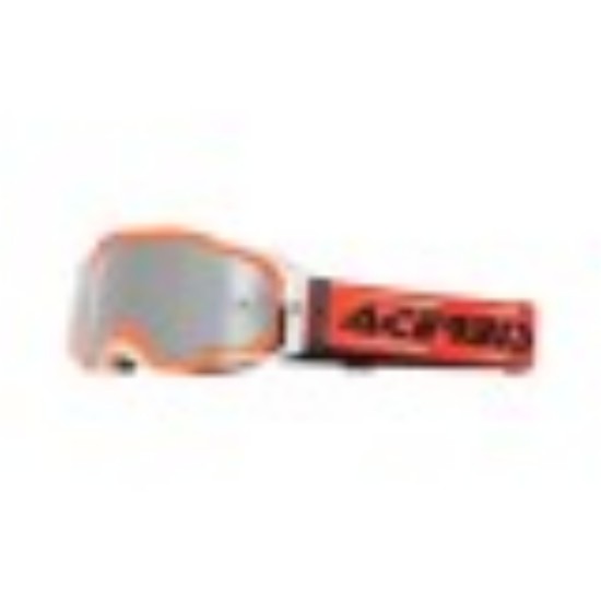 MASCHERA VITRION MIRROR ARANCIO/BIANCO