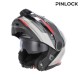 CASCO RIDER SOLID GRIGIO/ROSSO