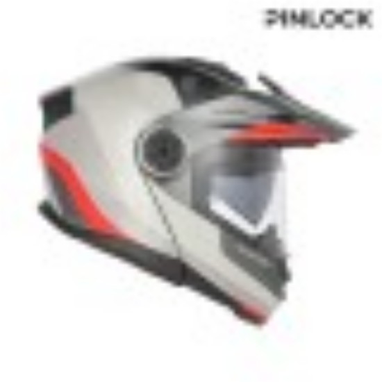 CASCO RIDER SOLID GRIGIO/ROSSO